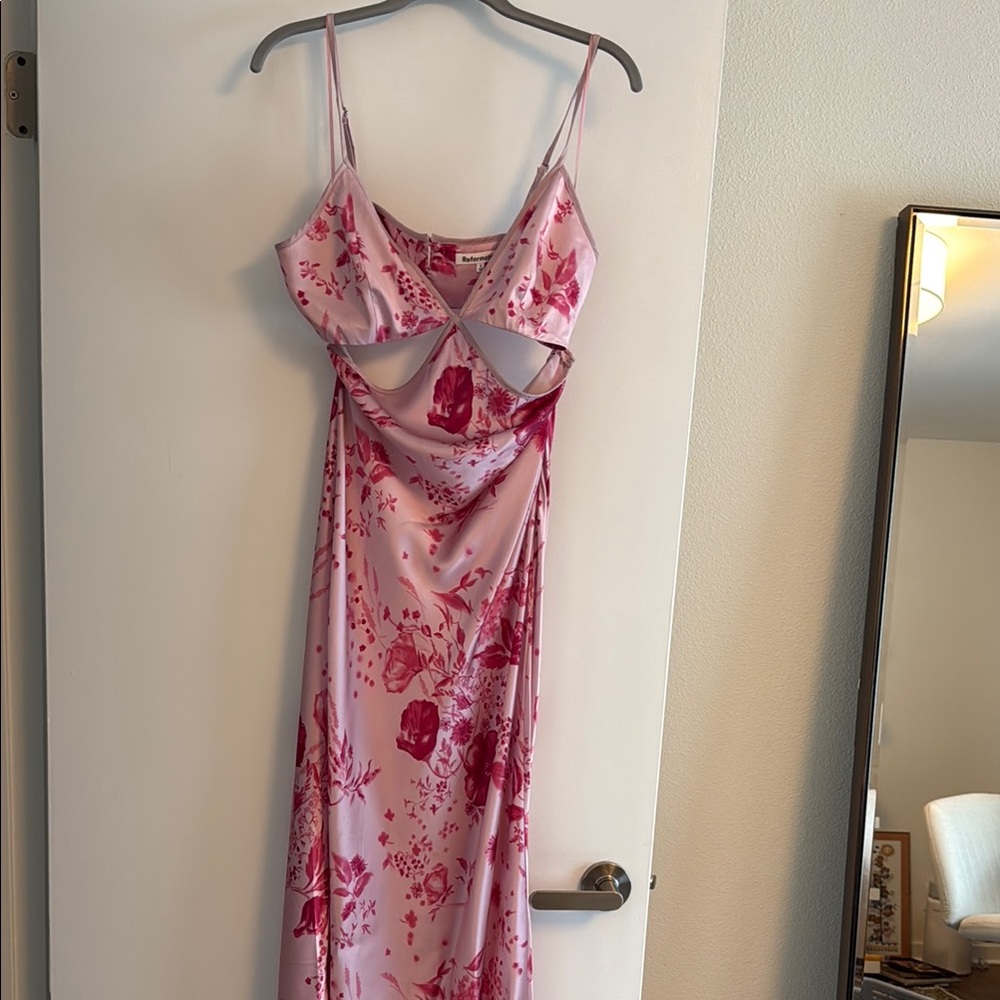 Reformation Poppies Silk Dress - Picture 3 of 9